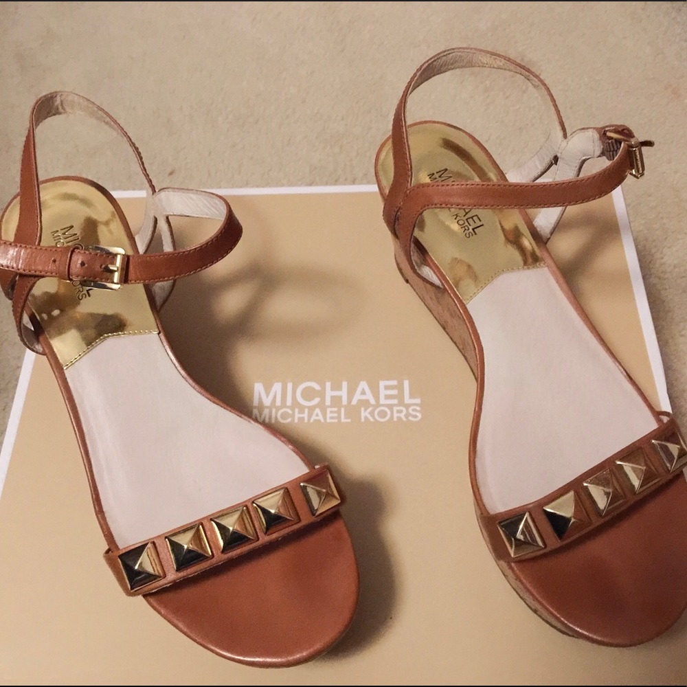 Micheal Kors platform wedges